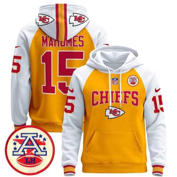 Men's Kansas City Chiefs 2024 Pullover Hoodie V2 - All Stitched - Image 37