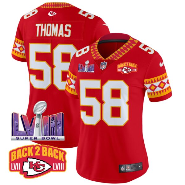 Women's Chiefs Special Vapor Limited Jersey - All Stitched - Image 4