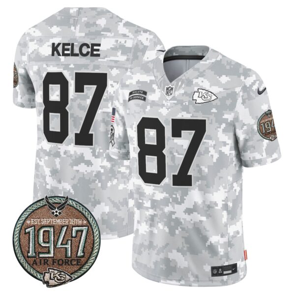 Men's Chiefs 2024 Salute to Service Establishment Year Patch Vapor Limited Jersey - All Stitched - Image 18