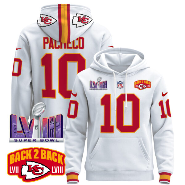 Men's Kansas City Chiefs 2024 Pullover Hoodie - All Stitched - Image 14